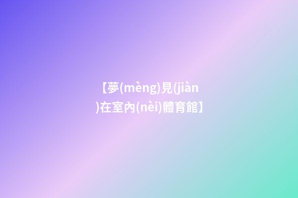 【夢(mèng)見(jiàn)在室內(nèi)體育館】