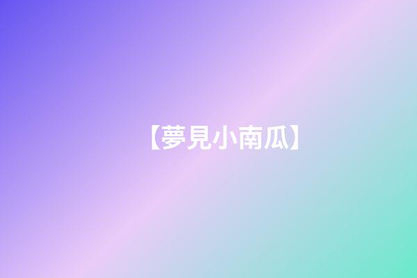 【夢見小南瓜】