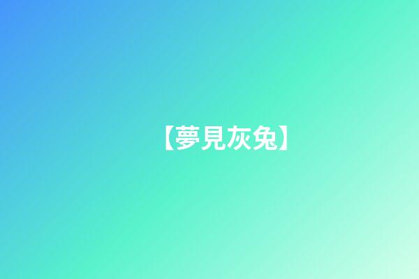 【夢見灰兔】