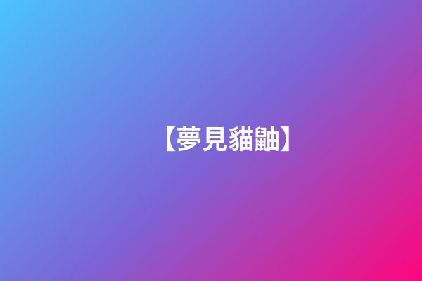 【夢見貓鼬】