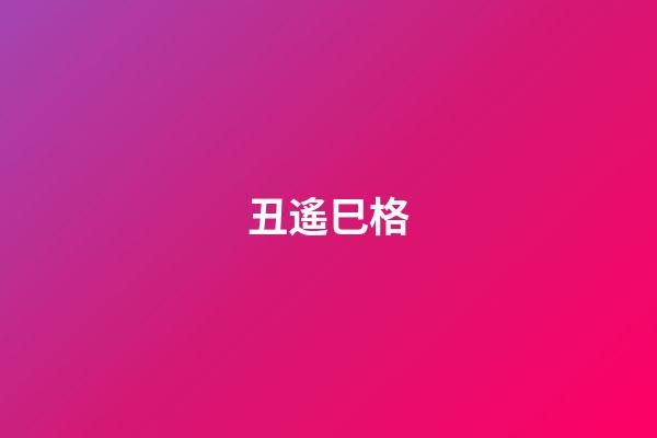 丑遙巳格