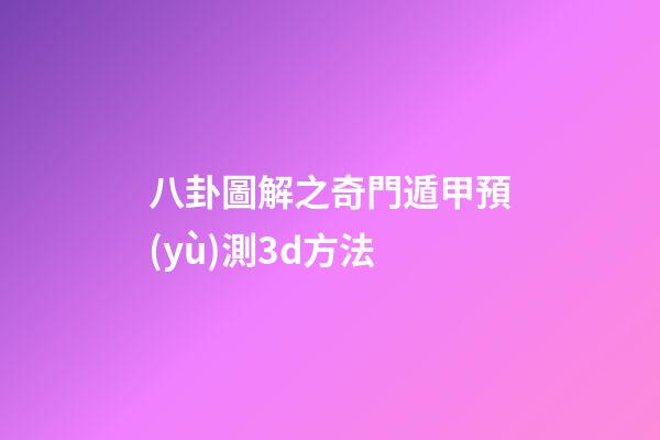 八卦圖解之奇門遁甲預(yù)測3d方法