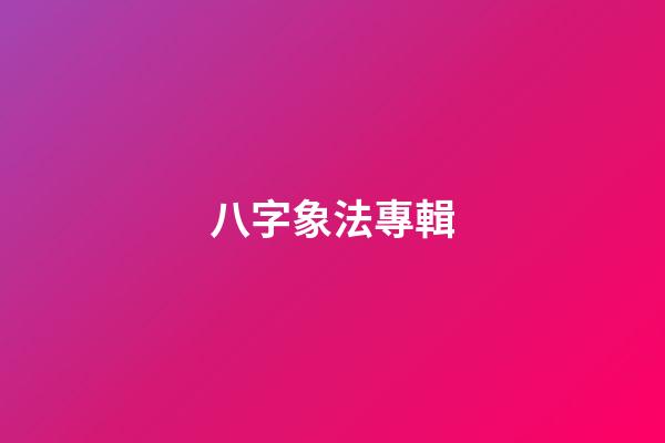 八字象法專輯