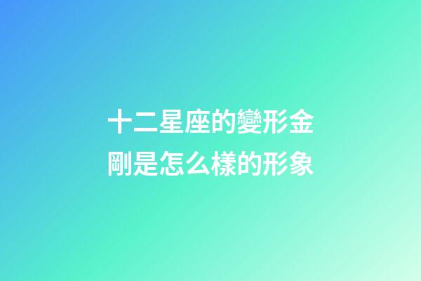 十二星座的變形金剛是怎么樣的形象