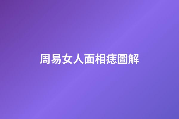 周易女人面相痣圖解