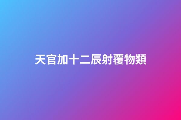 天官加十二辰射覆物類