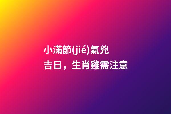 小滿節(jié)氣兇吉日，生肖雞需注意