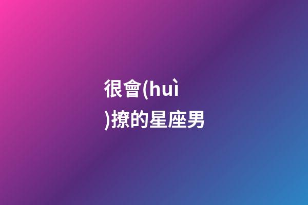 很會(huì)撩的星座男