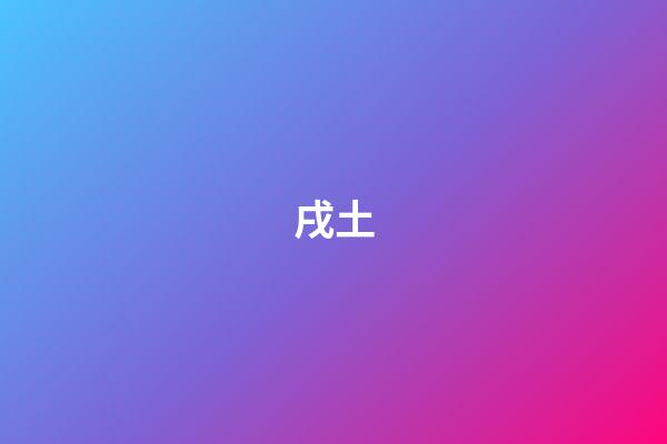 戌土