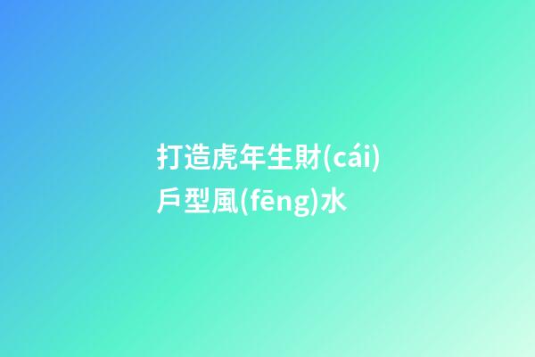 打造虎年生財(cái)戶型風(fēng)水