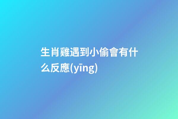 生肖雞遇到小偷會有什么反應(yīng)