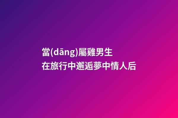 當(dāng)屬雞男生在旅行中邂逅夢中情人后