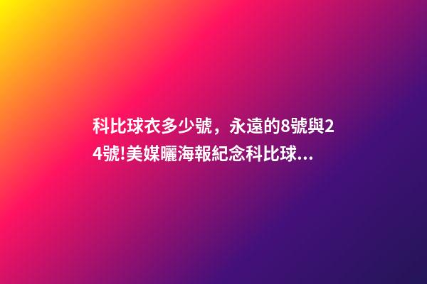 科比球衣多少號，永遠的8號與24號!美媒曬海報紀念科比球衣退役兩周年-第1張-觀點-玄機派