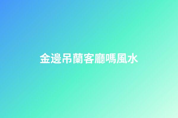 金邊吊蘭客廳嗎風水