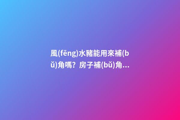 風(fēng)水豬能用來補(bǔ)角嗎？房子補(bǔ)角方法有哪些？
