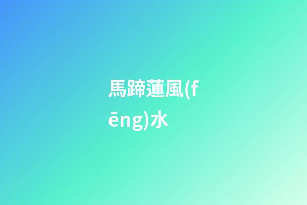 馬蹄蓮風(fēng)水