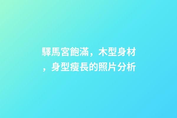驛馬宮飽滿，木型身材，身型瘦長的照片分析