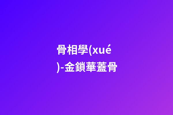 骨相學(xué)-金鎖華蓋骨